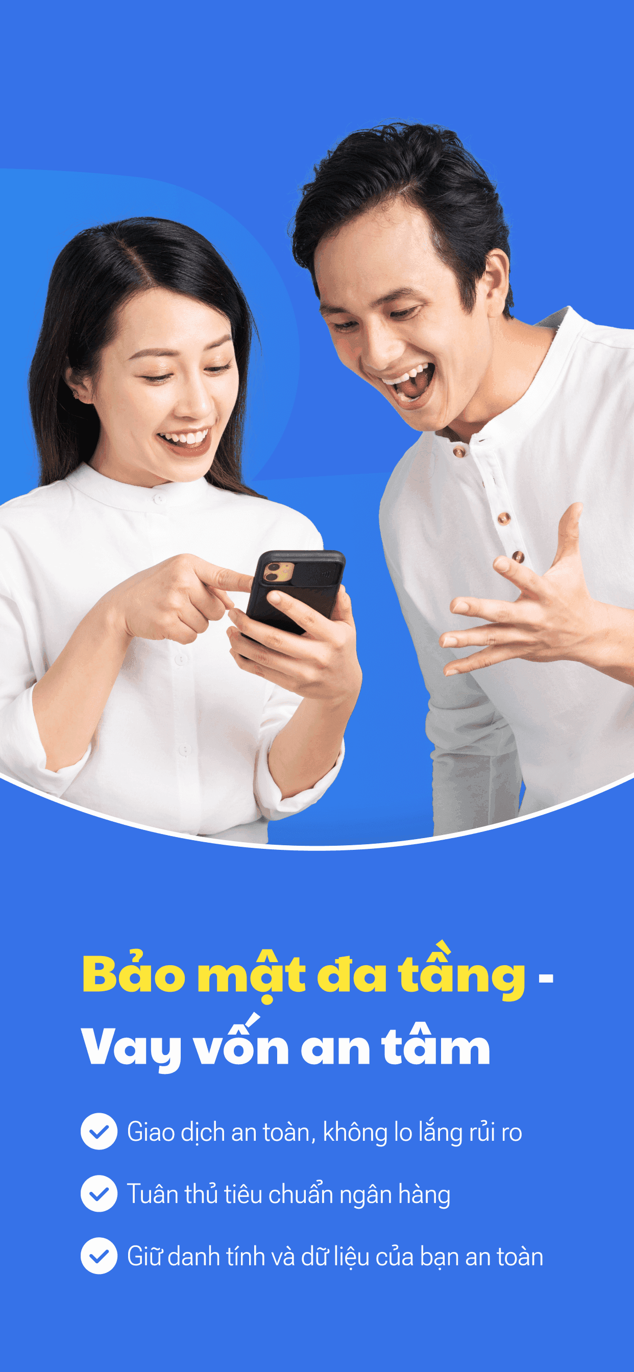 Bảo mật đa tầng khi vay vốn Gemcredit